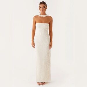 Peppermayo Ivory Maxi Dress